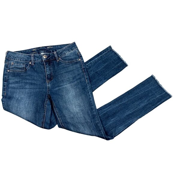 Seven7 Weekend Slim Fit Jean Flattering Straight Leg Super Stretch Denim Size 4 - Picture 14 of 14